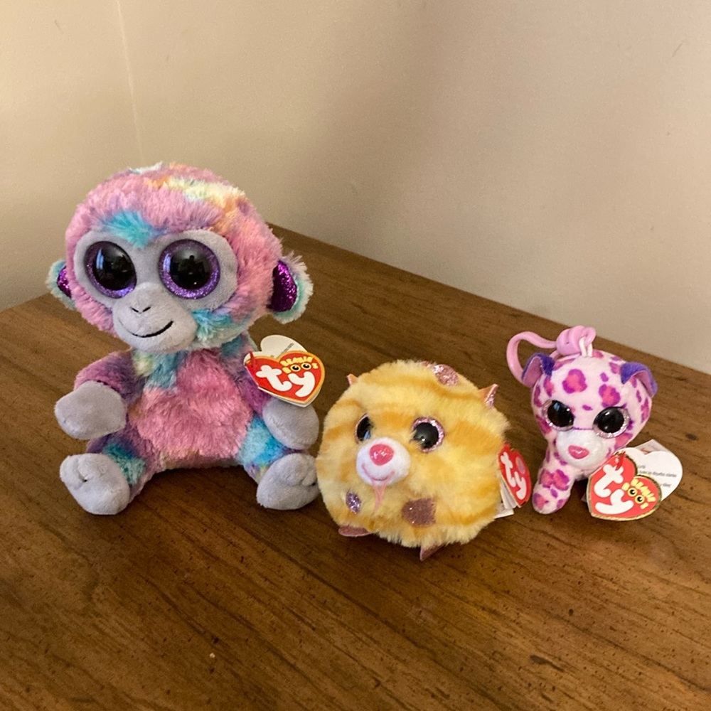 Ty Stuffed Animals Set - All NWT